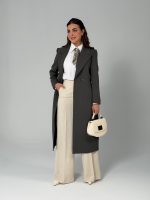 مانتو rosha  طوسی - Image 4