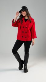کت Emily قرمز - Image 6